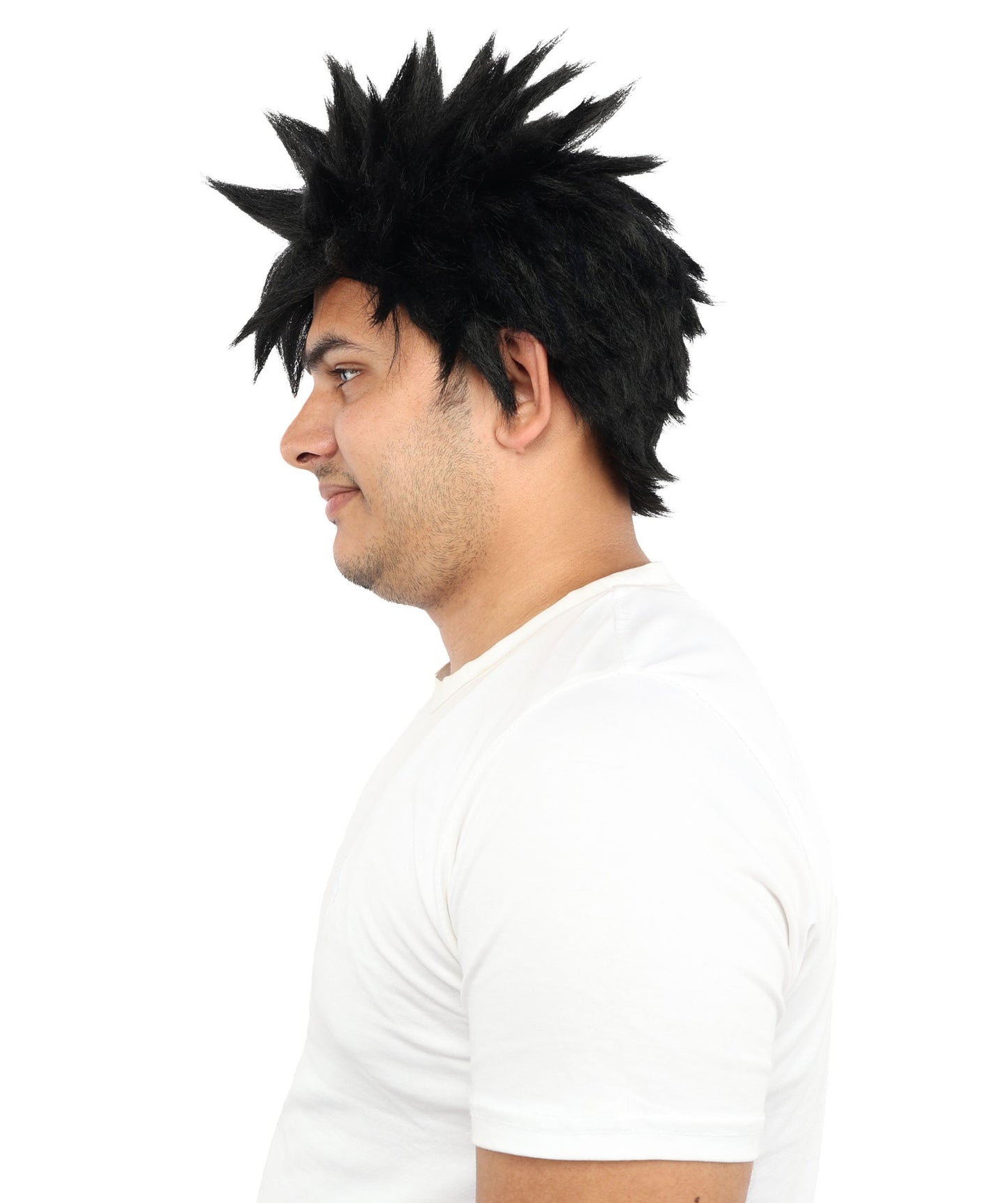 HPO Adult Men's Japanese Superhero Manga Spiky Wig |  Multi Color Options