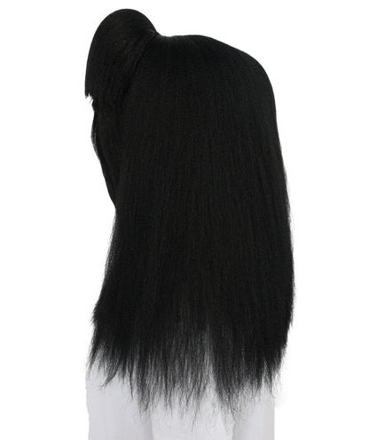HPO Teen Extreme Hairy Person Costume Bundle & Mask Set - Full-Body Hair Suit Extra-Long Costume Wig for Halloween, Cosplay & Parties - Multiple Color Options