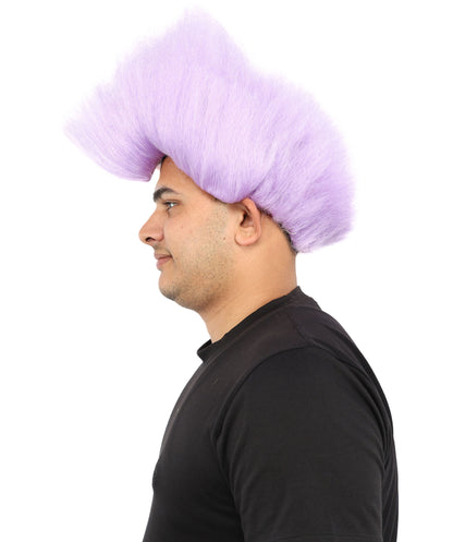 Hades God of Death |Multiple Color Fake Flame Spikes | Premium Halloween Wig