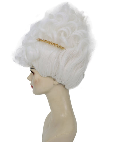 HPO Women Long Curly Ombre Wig | Heat-Resistant Costume Hair for Parties & Halloween | Breatheble Capless Cap