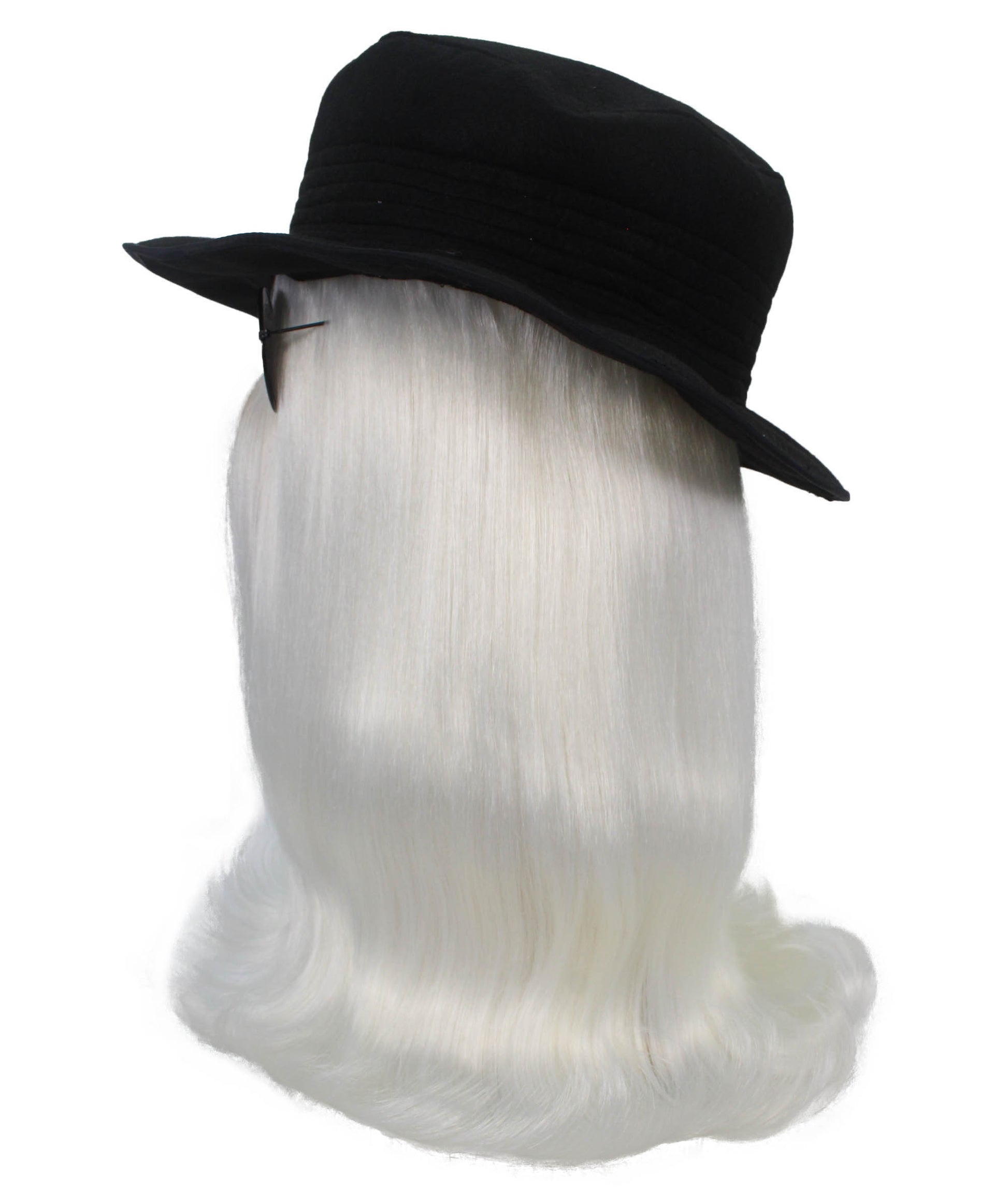 White Straight Creature Wig