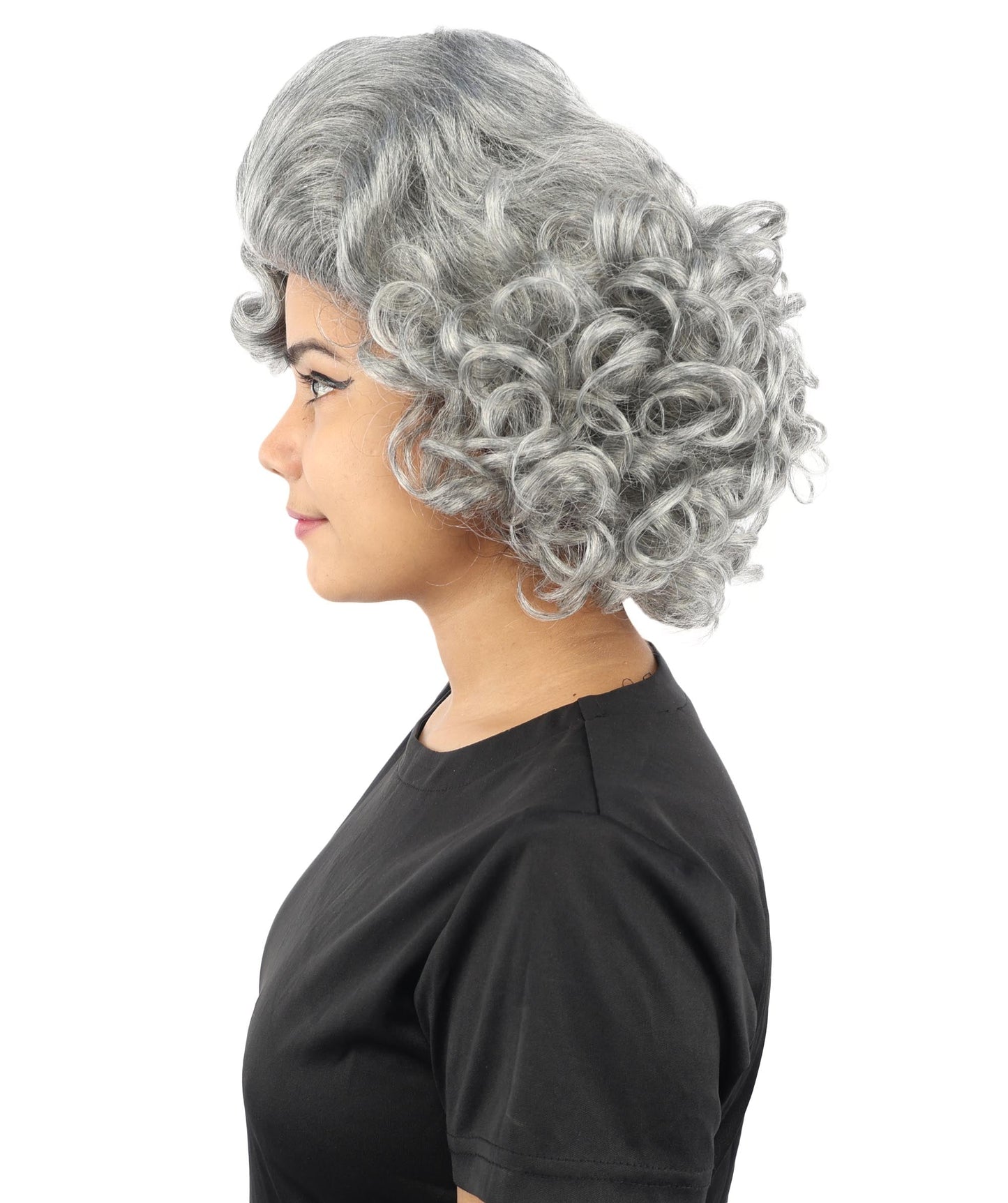 HPO Adult Women's Dame Edna Everage Wigs | Multiple Color Options | Drag Queen-Inspired Colorful Synthetic Hair for Parties, Stage Events | Breathable Capless Design