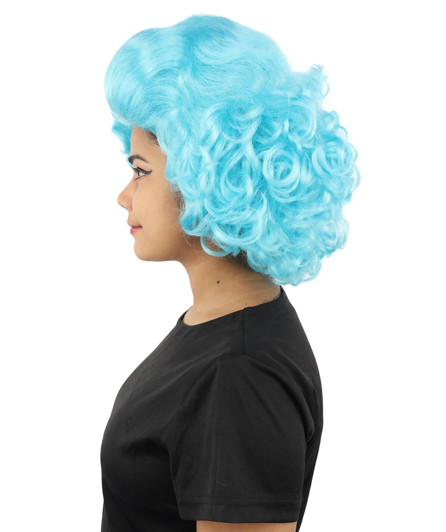 HPO Adult Women's Dame Edna Everage Wigs | Multiple Color Options | Drag Queen-Inspired Colorful Synthetic Hair for Parties, Stage Events | Breathable Capless Design