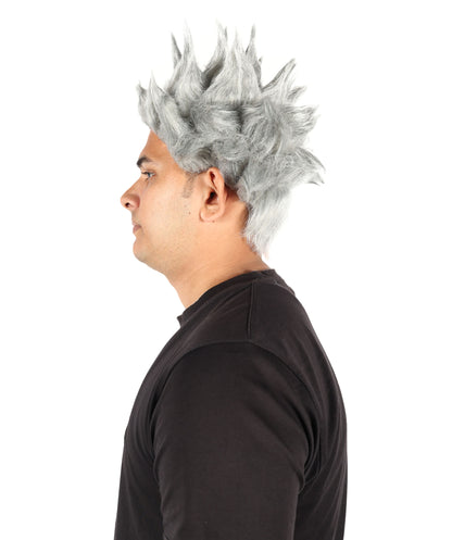 HPO Men’s Anime Young Ninja Nine Tail Yellow Blonde Spiky Wig