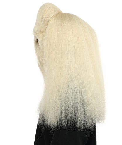 HPO Teen Extreme Hairy Person Costume Bundle & Mask Set - Full-Body Hair Suit Extra-Long Costume Wig for Halloween, Cosplay & Parties - Multiple Color Options