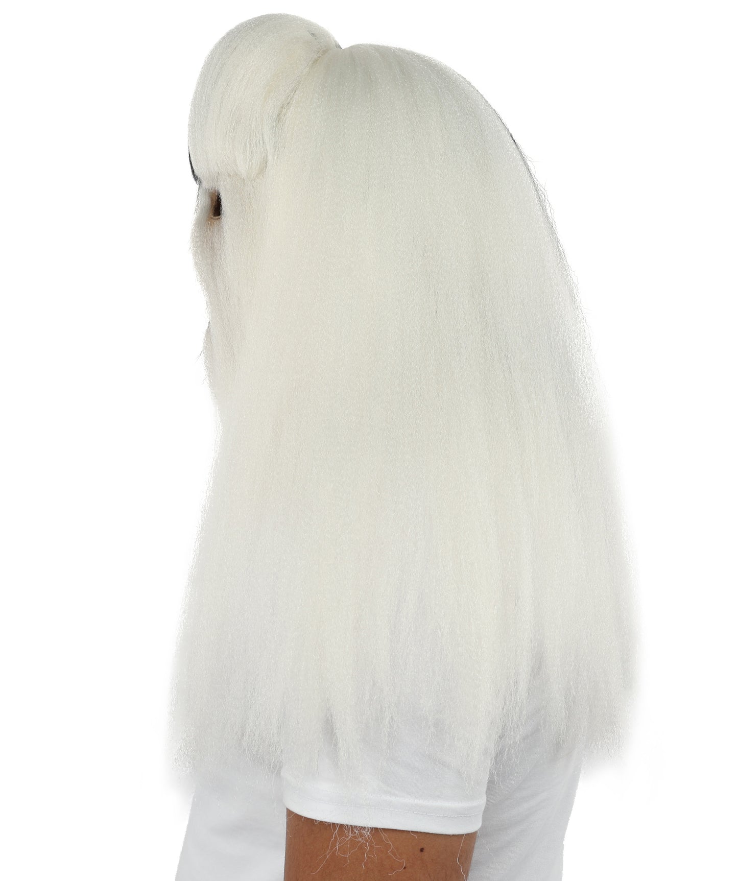HPO  Extreme Hairy Person Two Part Costume, Mask and Bundle Set - Full-Body Hair Suit Extra-Long Costume Wig for Halloween, Cosplay & Parties - Multiple Color Options