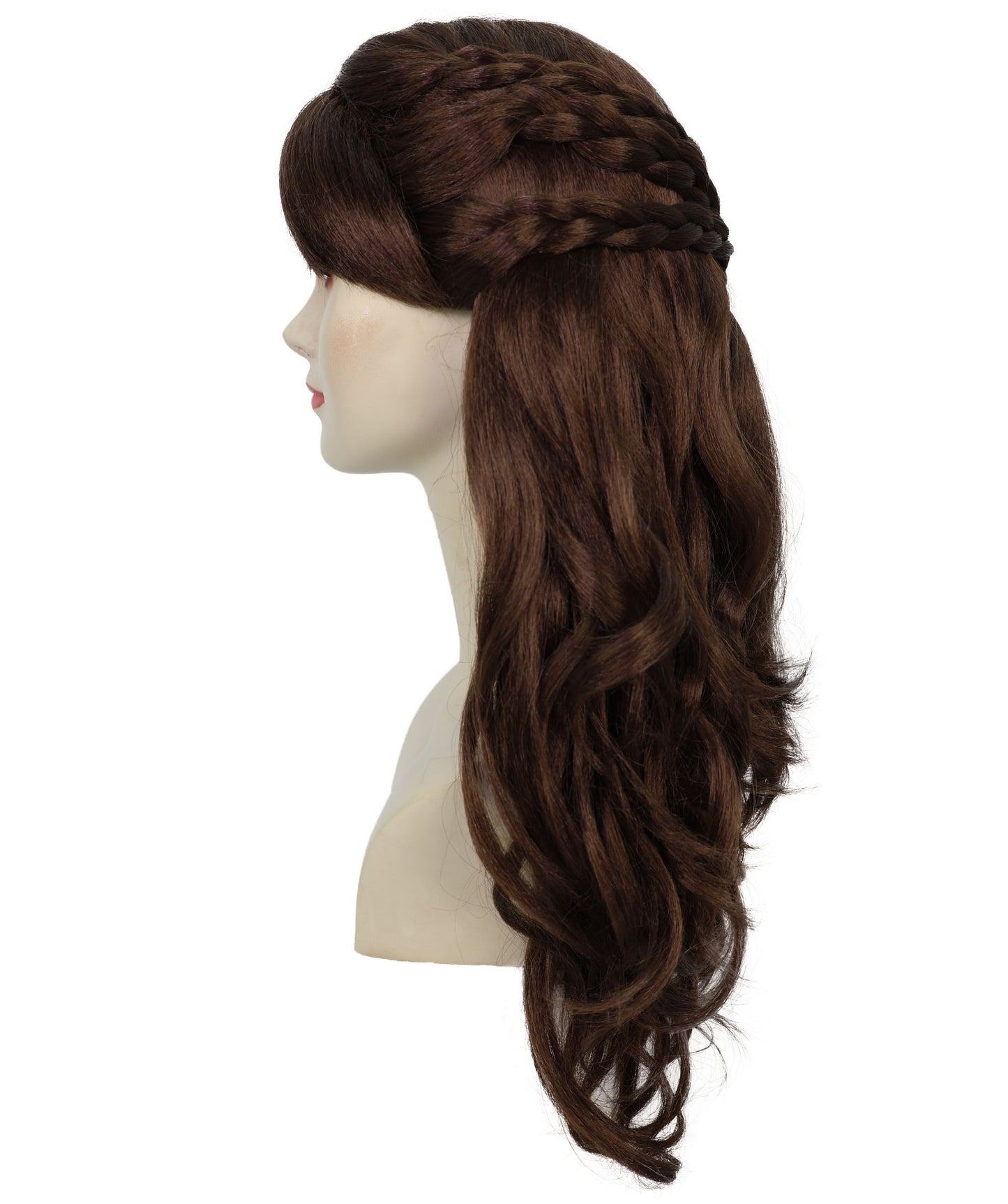 HPO Women's Curly Long Length Trendy Keepsake Multiple Color Options Wig
