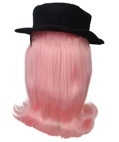 Light Pink Straight Creature Wig