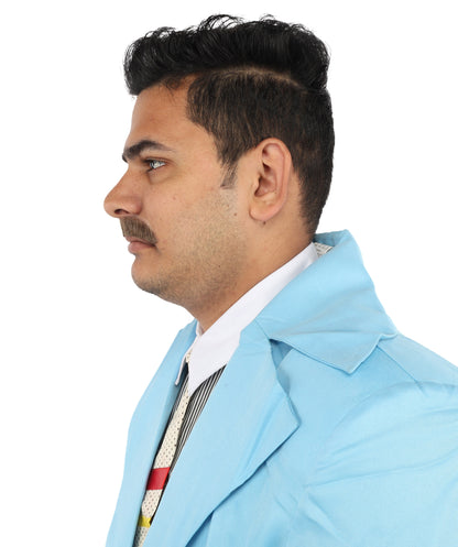 Men's Human Hair Moustache | Facial Hair Multiple Colours Option | HPO