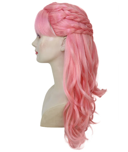 HPO Women's Curly Long Length Trendy Keepsake Multiple Color Options Wig