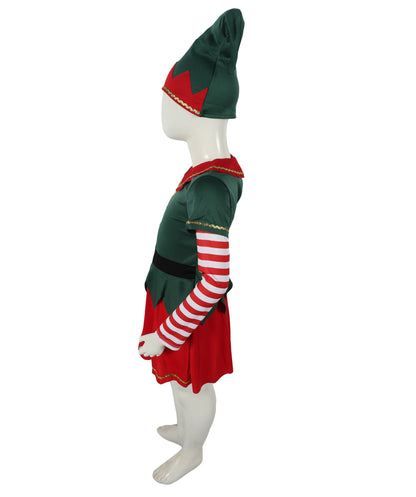 HPO Adult & Teen Women’s Inflatable Elf Costume | Red & Green Christmas Outfit | Holiday Party, Cosplay & Themed Event Costume