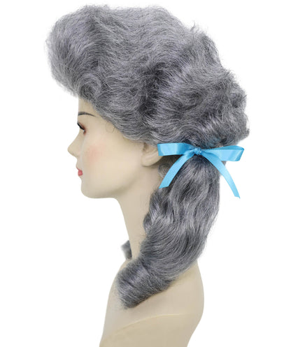 HPO Women’s Classic Elly May Clamped Multiple Wig With Two Blue Hair Ribbons