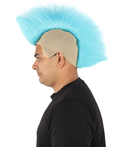 HPO Adult Men’s Spiky Wig | Multicolor Options | Cosplay, and Themed Events | Bold, High-Volume Style for Character Transformation
