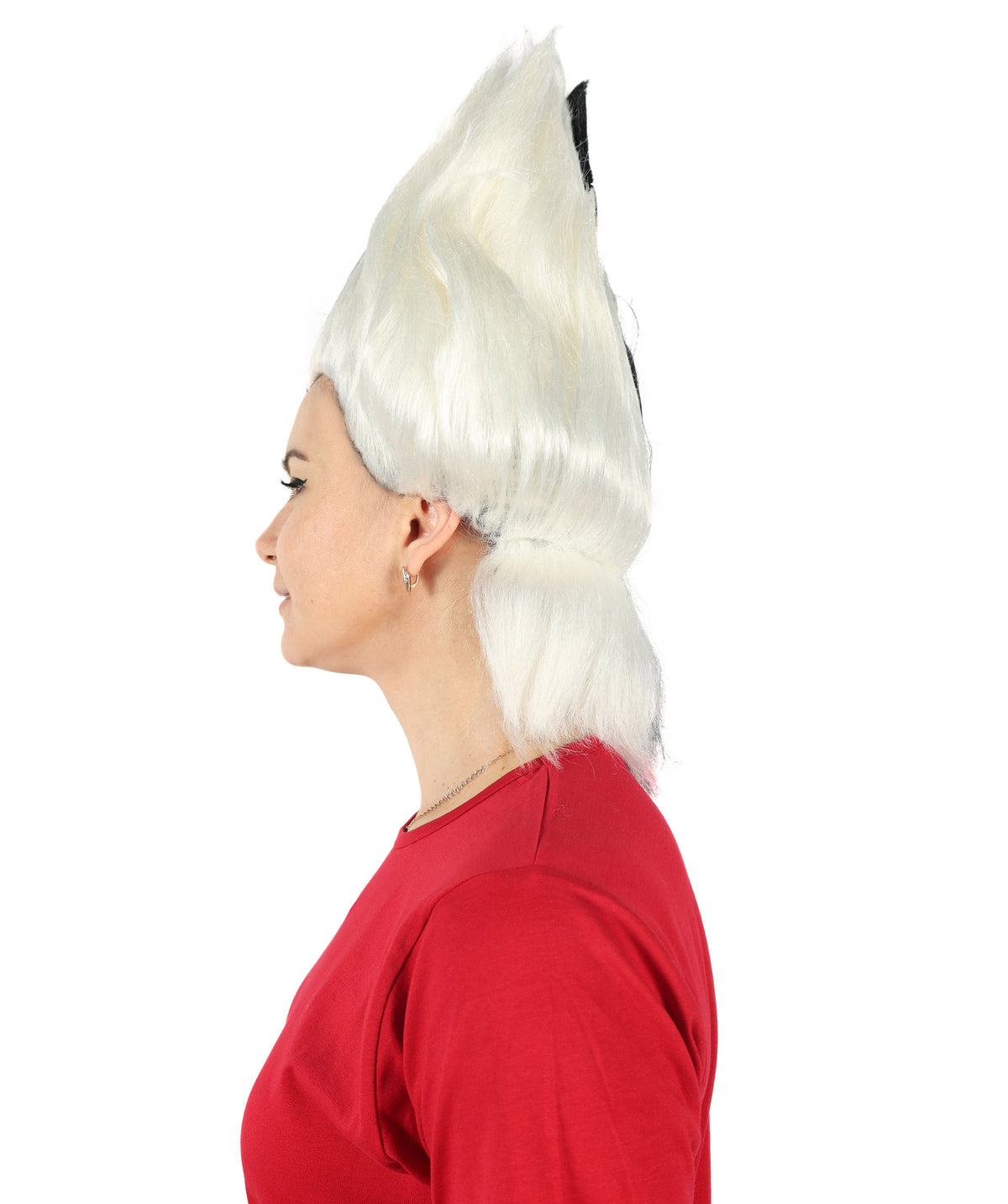 Womens Mermaid Witch Wig | White Storybook & Fairytale Wigs | Premium Breathable Capless Cap