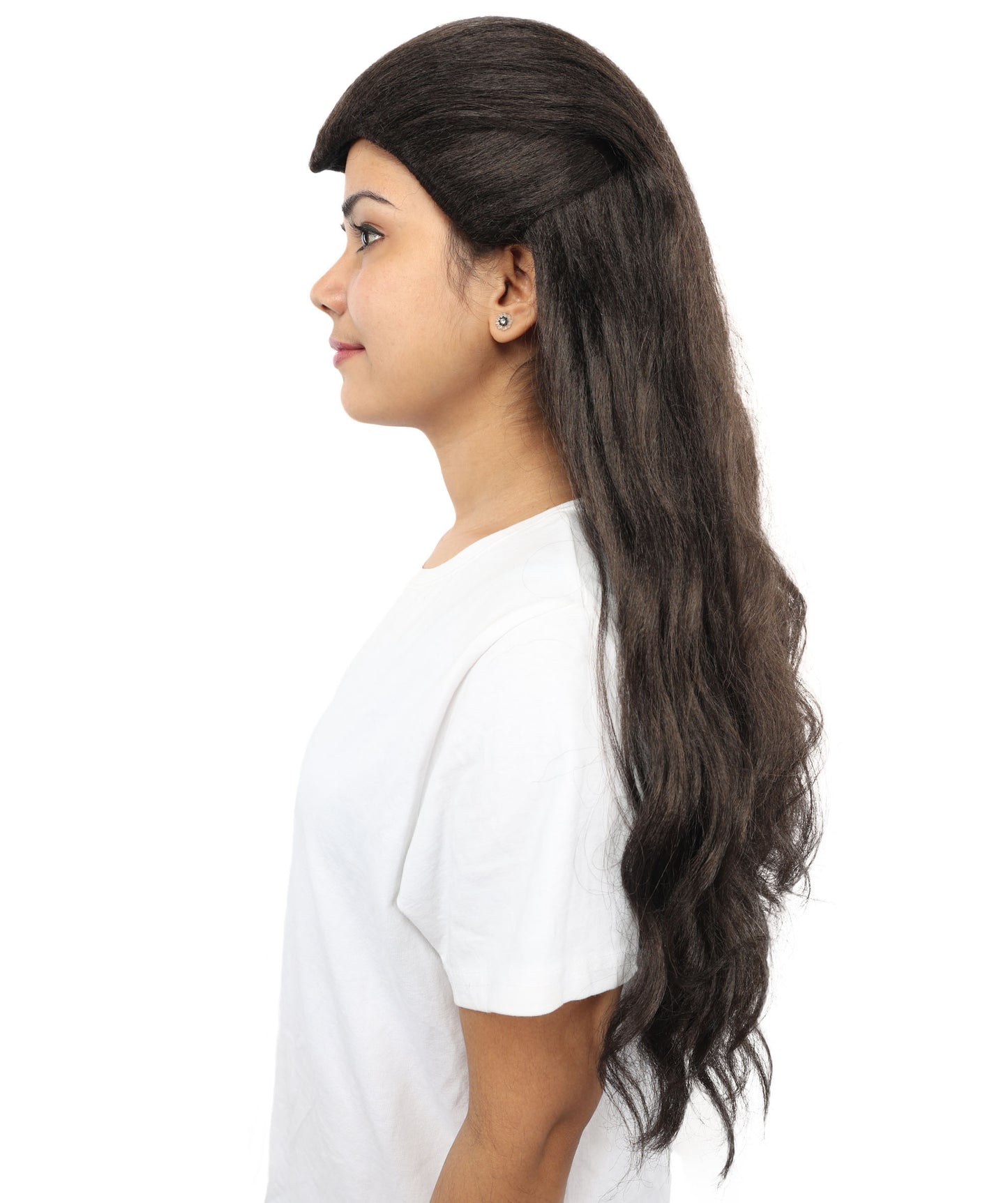 HPO Women's Mystical Sea-Inspired Wig  | Long Synthetic Hairpiece with Adjustable Cap for Cosplay, Halloween, Theater & Roleplay