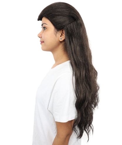 HPO Women's Mystical Sea-Inspired Wig  | Long Synthetic Hairpiece with Adjustable Cap for Cosplay, Halloween, Theater & Roleplay