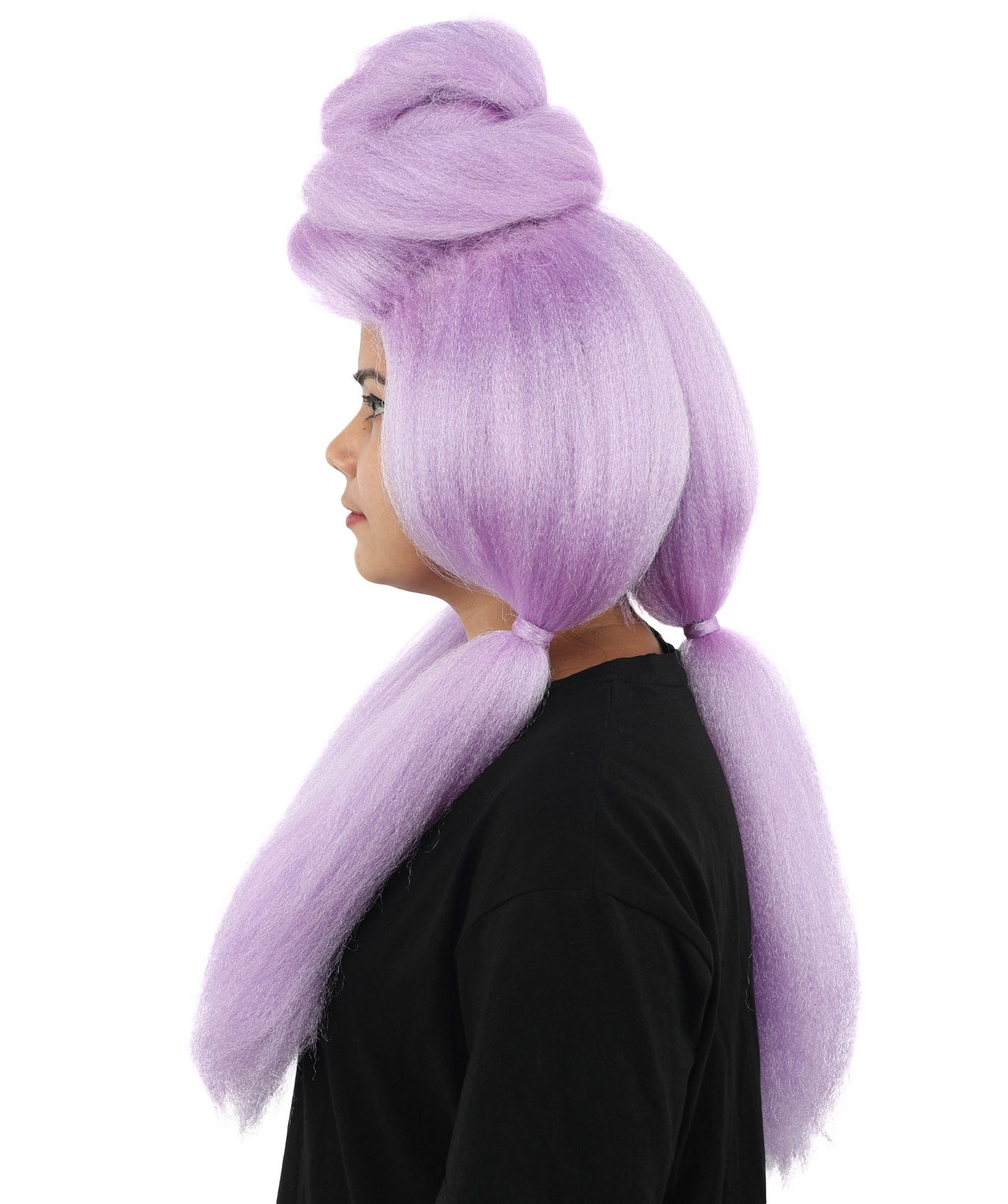 Women’s High Volume Extra Long Yarn Twisted Bun Wig – Multiple Color Options | Bubble Ponytails Hairpiece with Capless Cap | Statement Headpiece for Halloween, Cosplay, Theater and Drag Looks