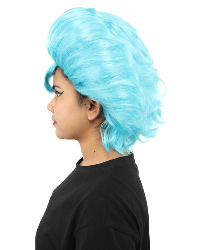Women's Voluminous Retro Wig | Multiple Color Options, create of synthetic fiber, teased curly volume, breathable capless cap | Party, Halloween, theater, drag, performance, costume events