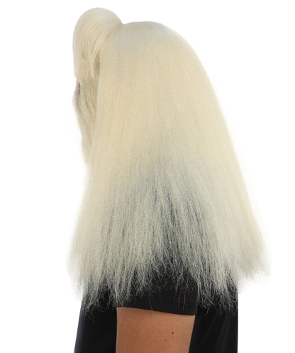 HPO Unisex Extreme Hairy Person Costume, Mask and Bundle - Full-Body Hair Suit Extra-Long Ash Brown Costume Wig for Halloween, Cosplay & Parties