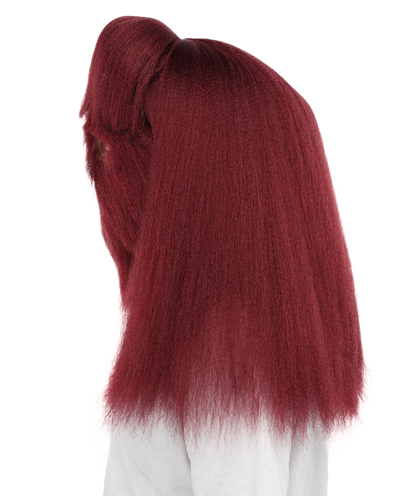 HPO Teen Extreme Hairy Person Costume Bundle & Mask Set - Full-Body Hair Suit Extra-Long Costume Wig for Halloween, Cosplay & Parties - Multiple Color Options
