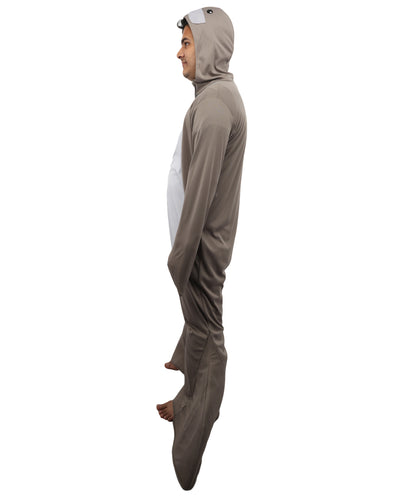 HPO Men's Ocean Animal & Sea Creature Jumpsuit Grey Costume | Fun, Vibrant Outfits for All Ages