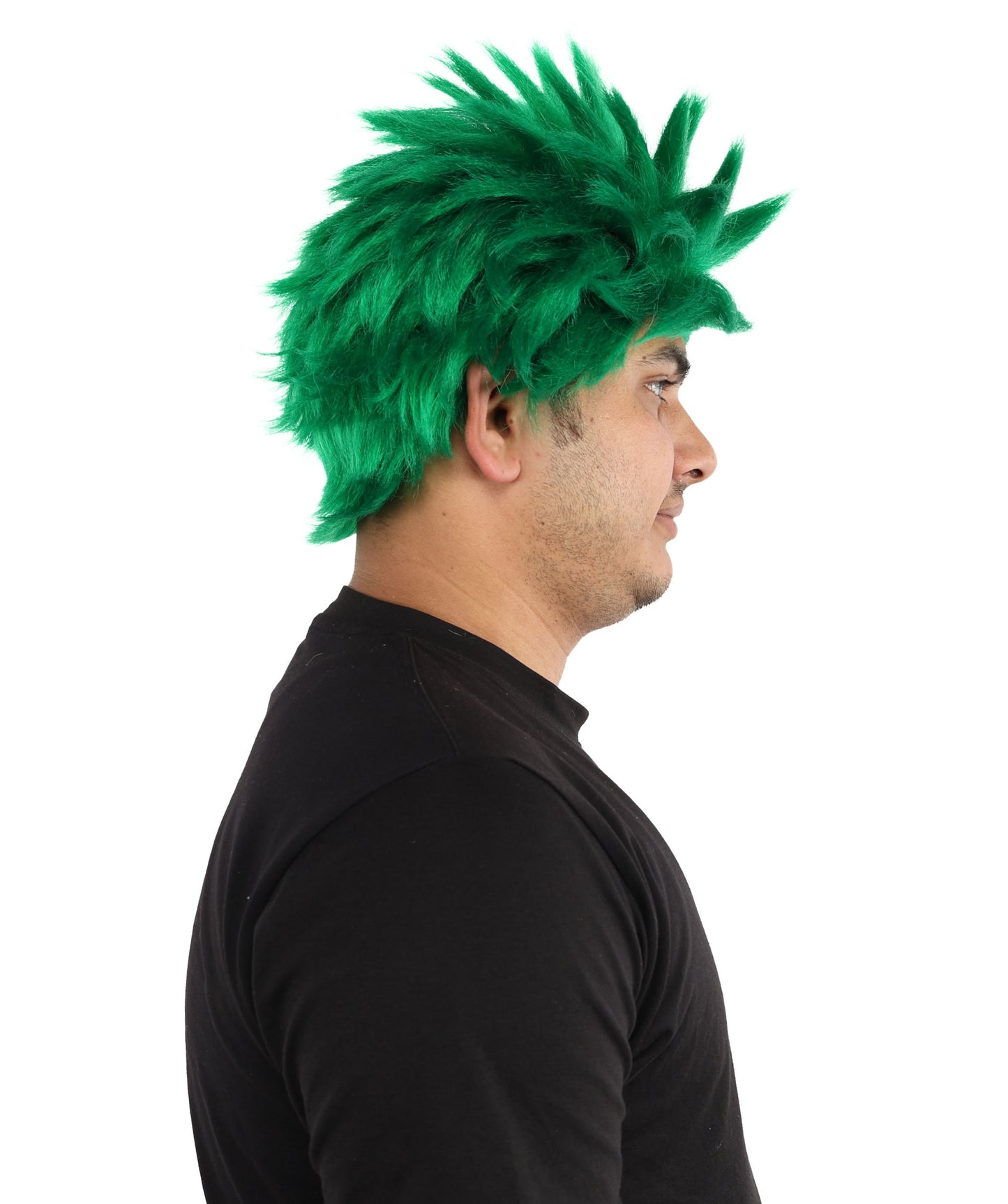 HPO Adult Men's Japanese Superhero Manga Spiky Wig |  Multi Color Options