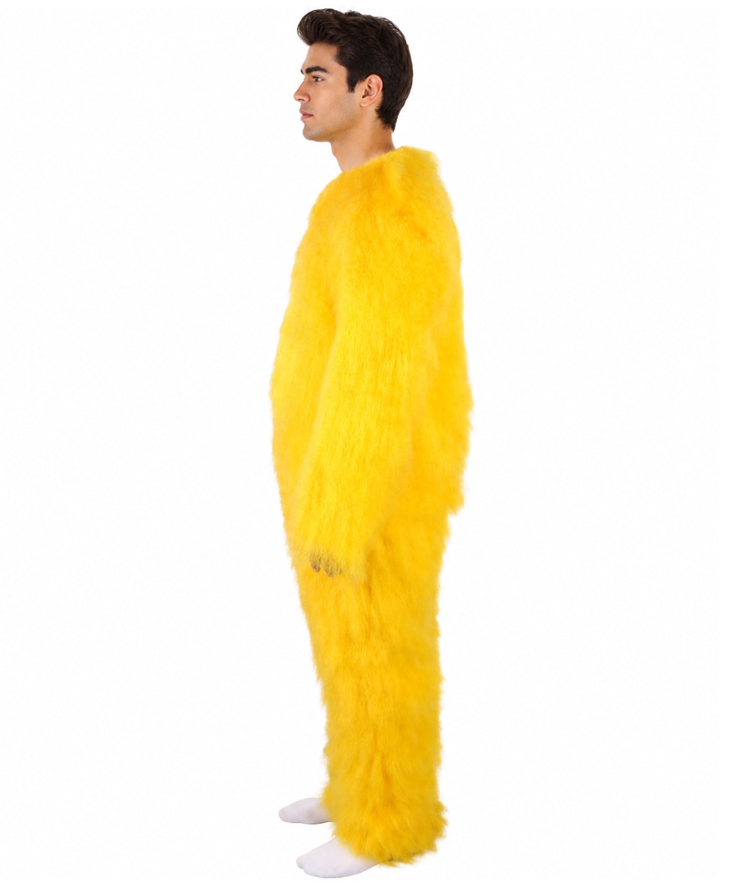 Unisex American Cartoon Character Yellow Mouse Costume | Perfect for Halloween | Flame-retardant Synthetic Fabric