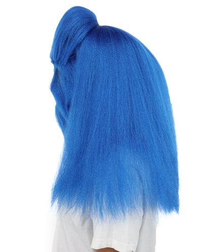 HPO Teen Extreme Hairy Person Costume Bundle & Mask Set - Full-Body Hair Suit Extra-Long Costume Wig for Halloween, Cosplay & Parties - Multiple Color Options