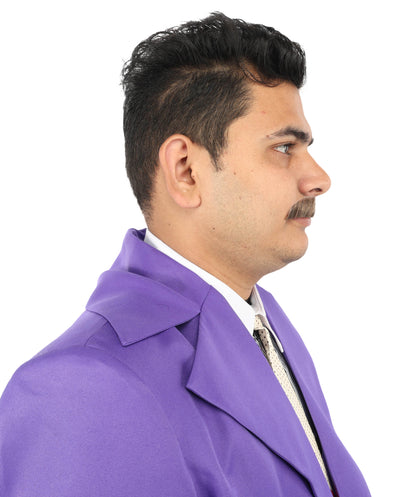 HPO Men's TV/Movie Fake Human Hair Mustache | Multi Color Options