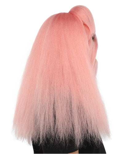 HPO  Extreme Hairy Person Two Part Costume, Mask and Bundle Set - Full-Body Hair Suit Extra-Long Costume Wig for Halloween, Cosplay & Parties - Multiple Color Options