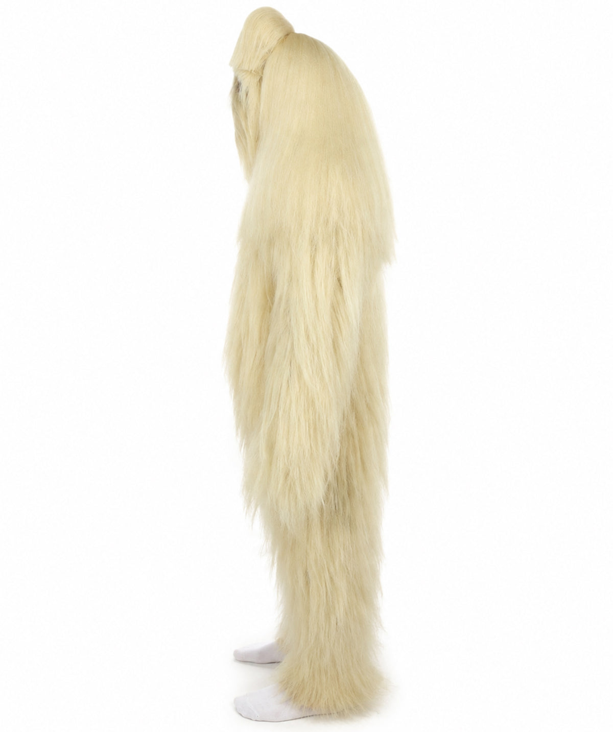 HPO Teen Extreme Hairy Person Costume Bundle & Mask Set - Full-Body Hair Suit Extra-Long Costume Wig for Halloween, Cosplay & Parties - Multiple Color Options