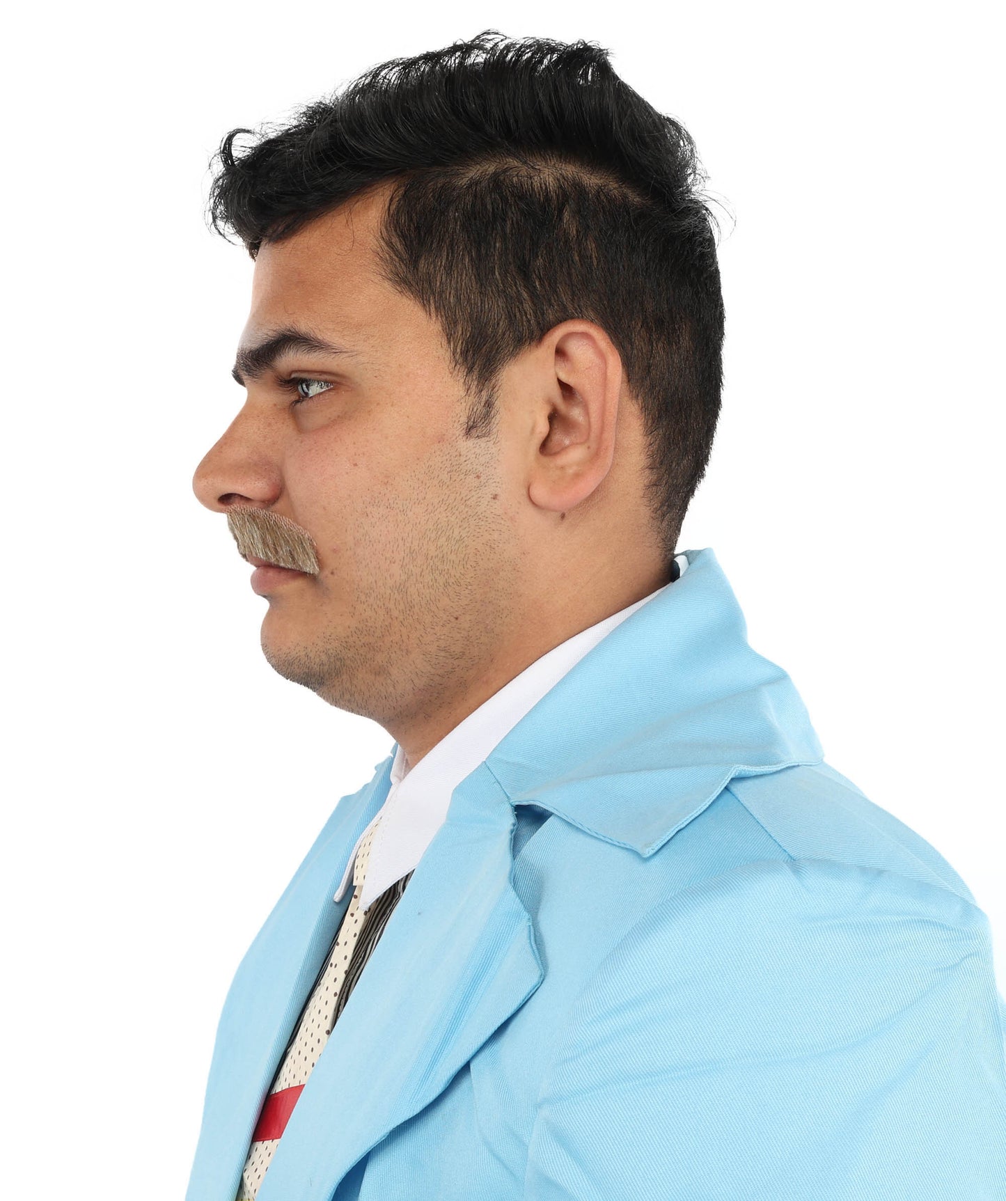 Men's Human Hair Moustache | Facial Hair Multiple Colours Option | HPO