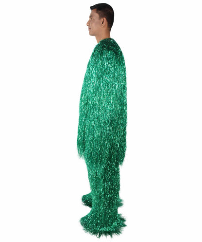 HPO Hairy Unisex Ape Mask and Bodysuit Costume Tinsel  | Multiple Colors