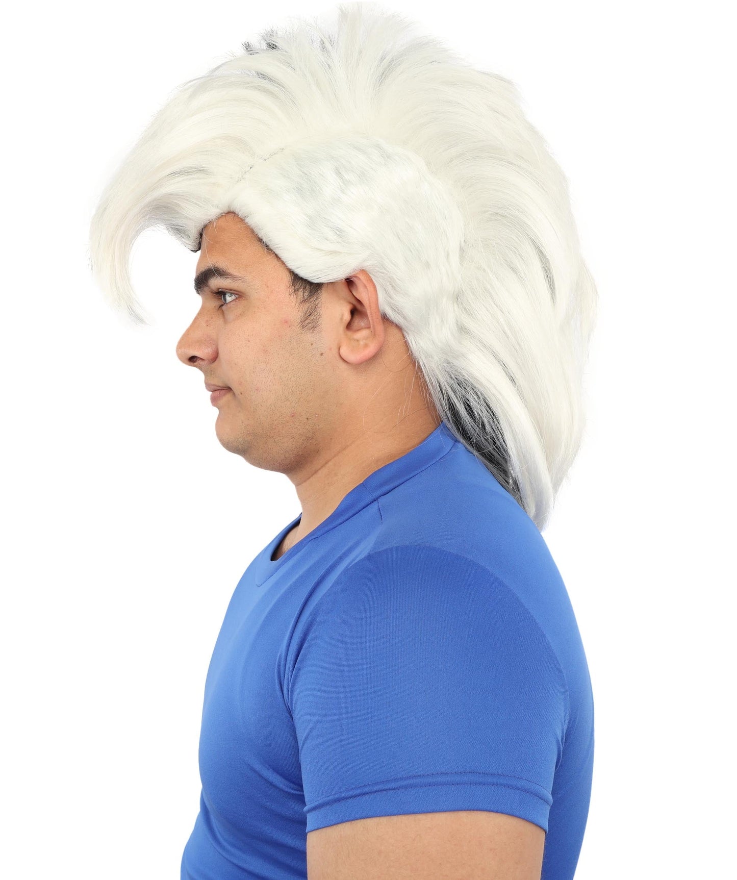 Adult Men’s  Animated Goofy Dog Movie Mohawk Wig | Multicolor Options | Perfect for Halloween | Flame-retardant Synthetic Fiber