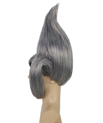 HPO Adult Men's Tv Musical Movie Troll Spiked Wig | Multicolor Options | Flame-retardant Synthetic Fiber