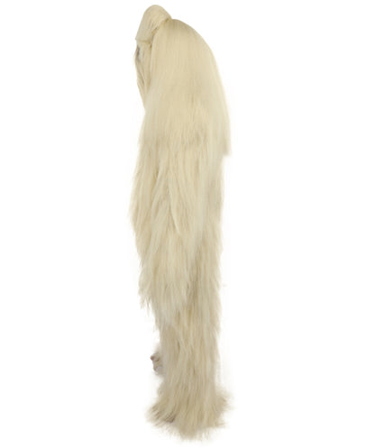 HPO Teen Extreme Hairy Person Costume Bundle & Mask Set - Full-Body Hair Suit Extra-Long Costume Wig for Halloween, Cosplay & Parties - Multiple Color Options