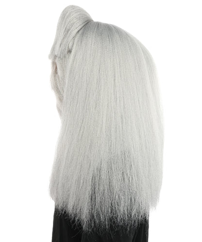 HPO Teen Extreme Hairy Person Costume Bundle & Mask Set - Full-Body Hair Suit Extra-Long Costume Wig for Halloween, Cosplay & Parties - Multiple Color Options