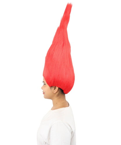 HPO Adult & Teen Women's Tall Cone Wig | Multicolor Options, create of synthetic fiber, extremely tall smooth pointed texture, breathable base | Party, Halloween, theater, drag, performance, costume events