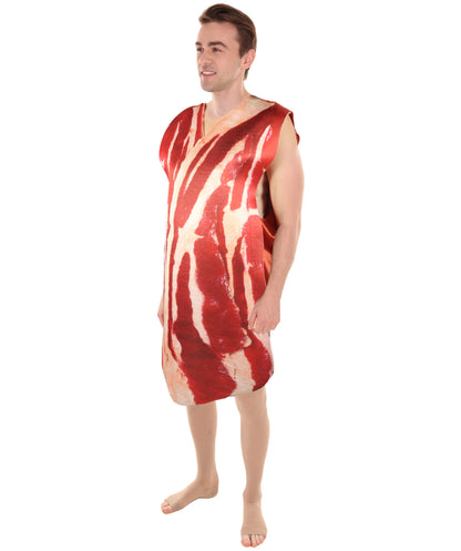HPO Adult Unisex Food Friend Meat  and Bacon Breakfast multiple Costume | Suitable for Halloween | Flame-retardant Synthetic Fabric