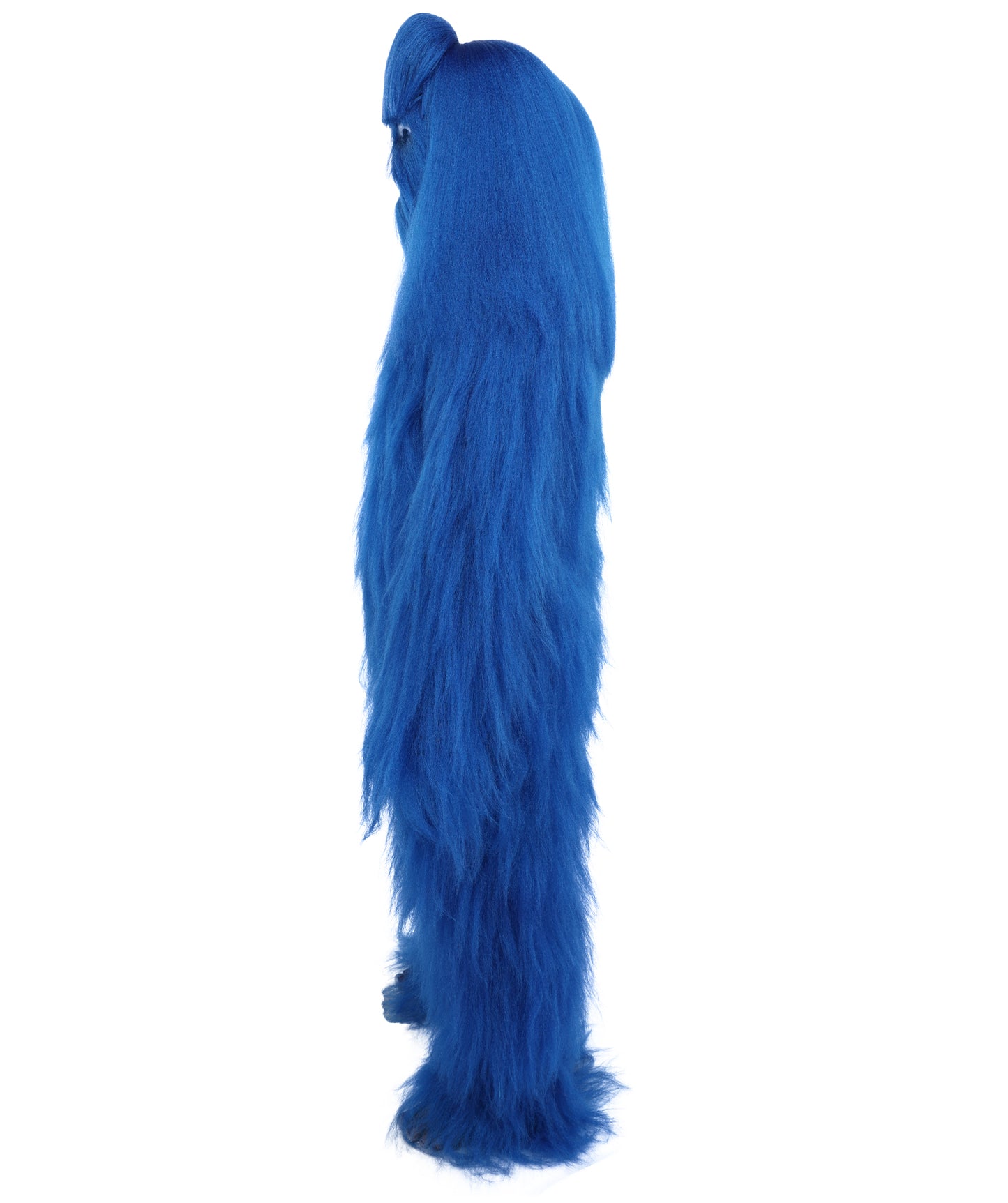 HPO Teen Extreme Hairy Person Costume Bundle & Mask Set - Full-Body Hair Suit Extra-Long Costume Wig for Halloween, Cosplay & Parties - Multiple Color Options