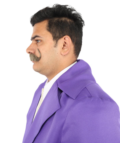Men's Watson Synthetic Hair Moustache | Facial Hair Multiple Colour Options | HPO