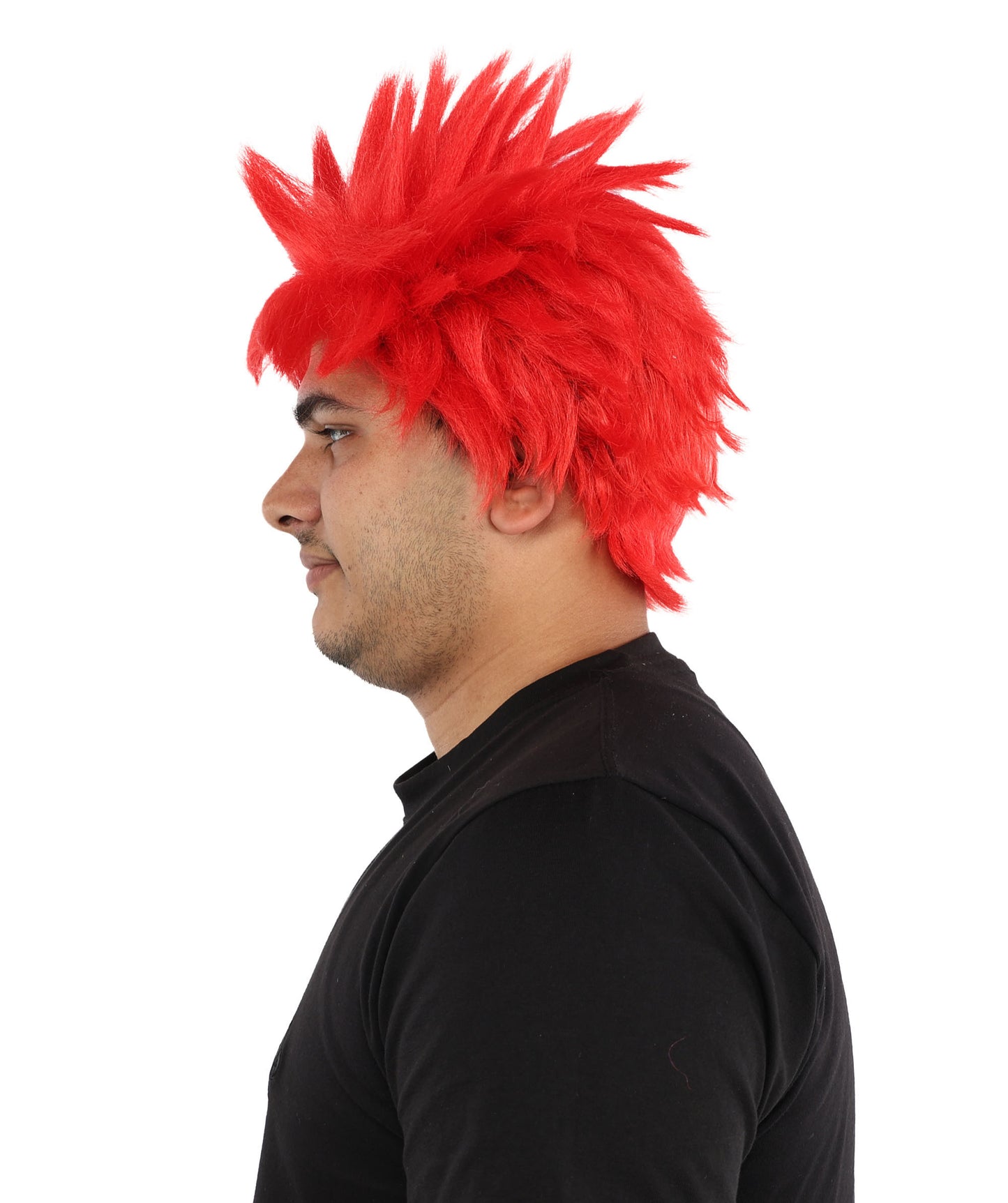 HPO Adult Men's Japanese Superhero Manga Spiky Wig |  Multi Color Options