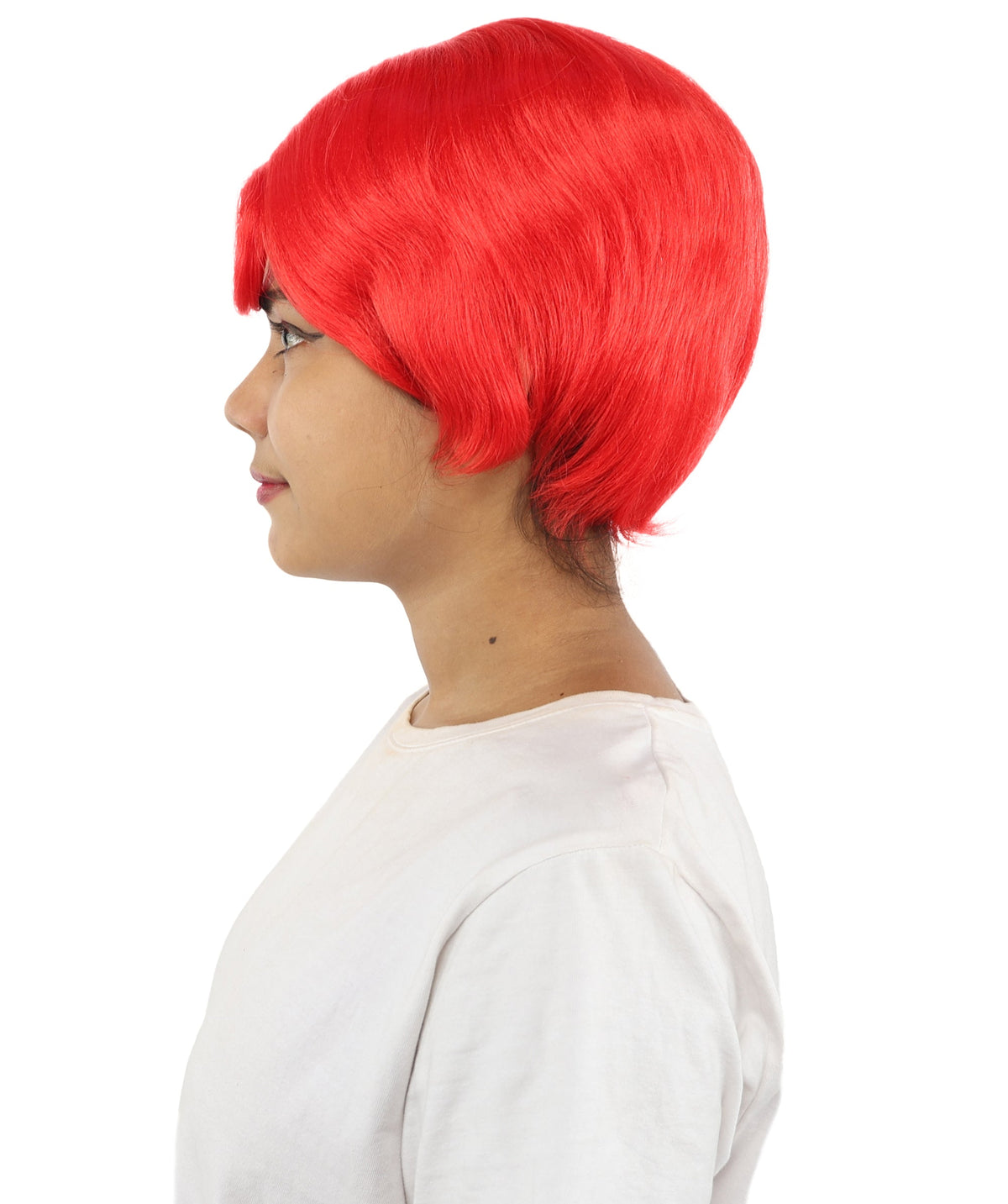 HPO Adult Women’s 10-Inch Short Wig | Multiple Color Options | Celebrity Hairpiece for Costume, Cosplay, and Themed Parties | Sleek and Modern Hairpiece for Versatile Looks