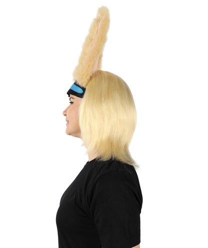 Women Petite Pippa Wavy Blonde Wig with the attachement| Best For  Halloween Wig | Breathable Capless Cap | Flame-retardant Synthetic Fiber