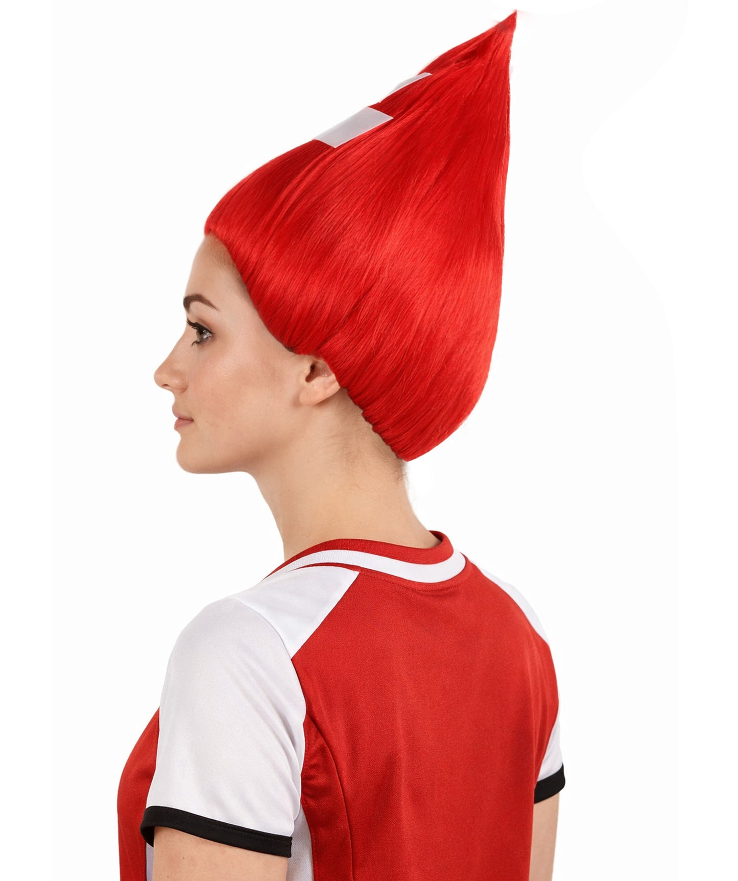 Switzerland Flag Sport Troll Wig | Premium Breathable Capless Cap