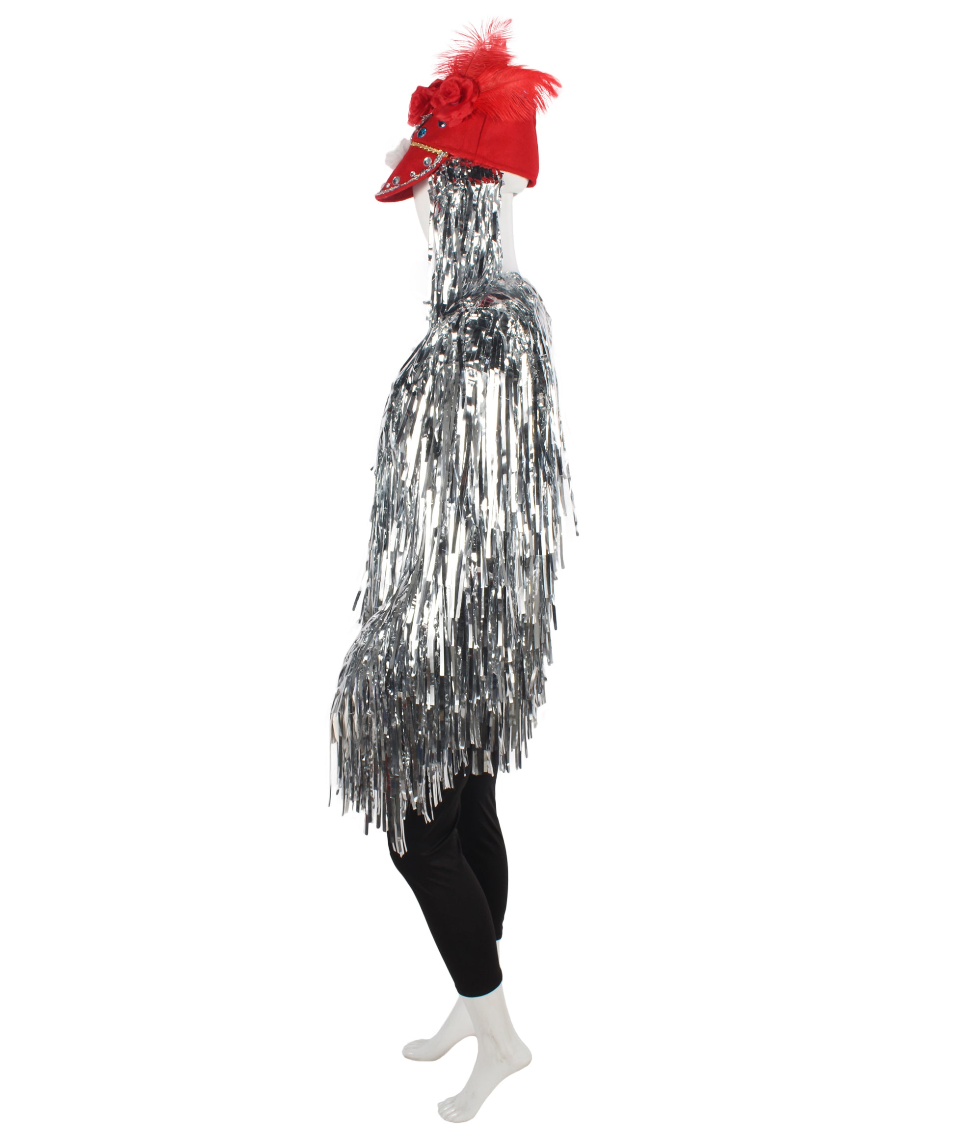 Silver DJ Tinsel Costume