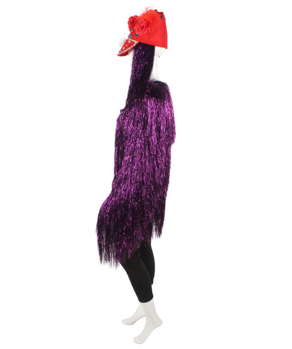 Purple DJ Tinsel Costume