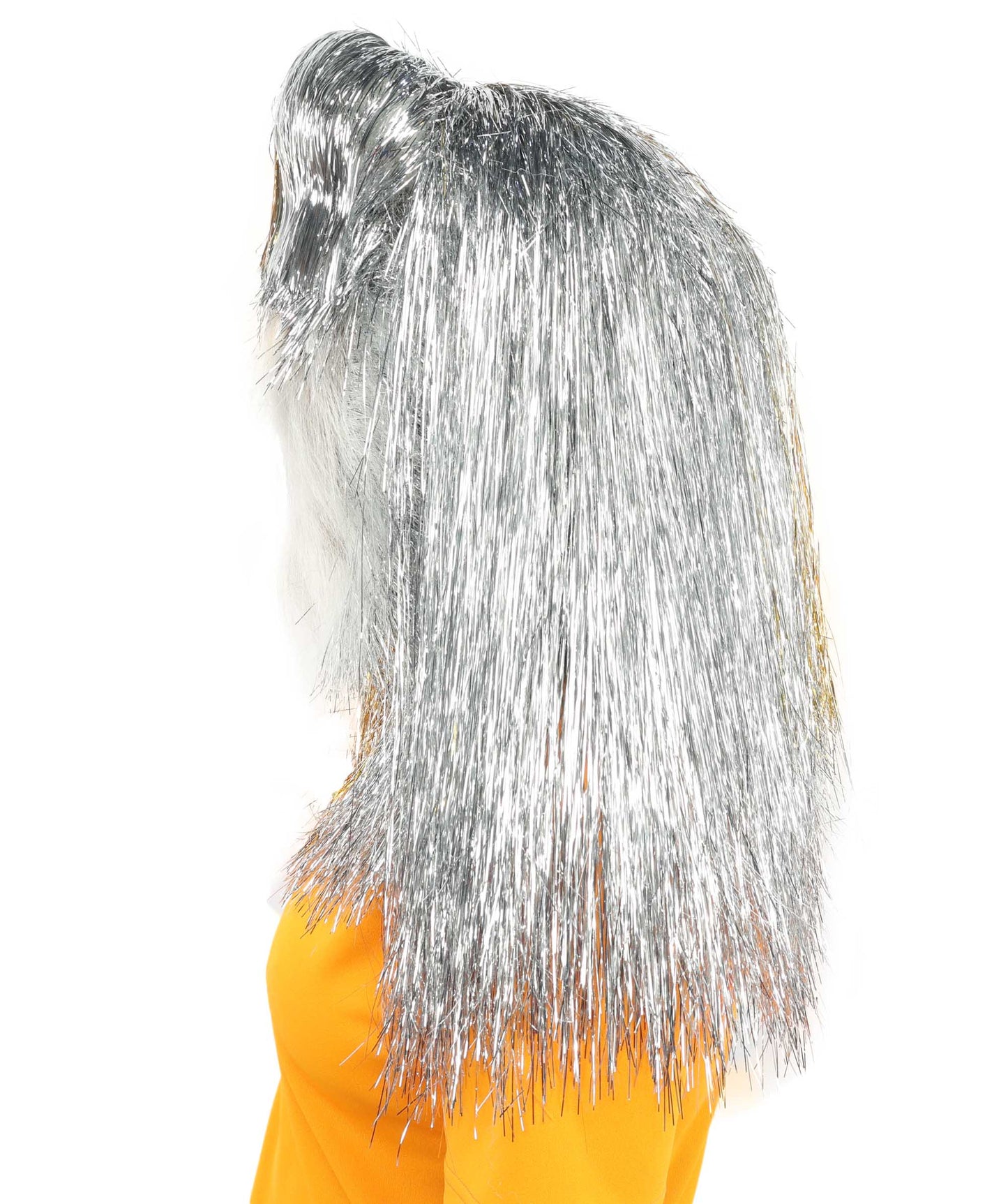 HPO Teen Extreme Hairy Two Part Costume Bundle & Mask Set - Full-Body Hair Suit Extra-Long Costume Wig for Halloween, Cosplay & Parties - Multiple Color Options