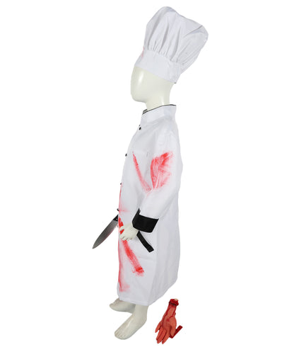 HPO Adult Women’s Deadly Chef Costume | Sinister Blood-Splattered Apron for Halloween Events