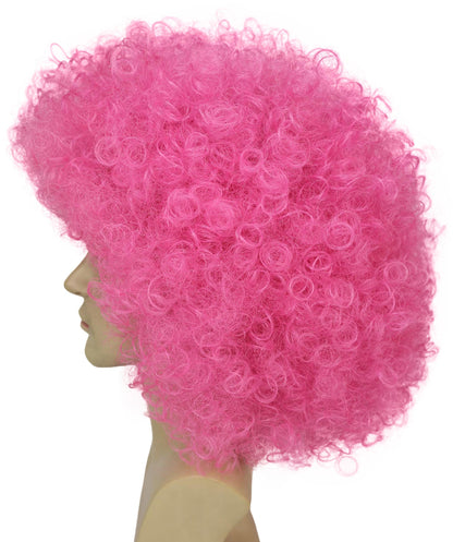 Men’s Big Curly Afro Wig | Bold Hair for Halloween, Themed Parties | Multiple Color Options